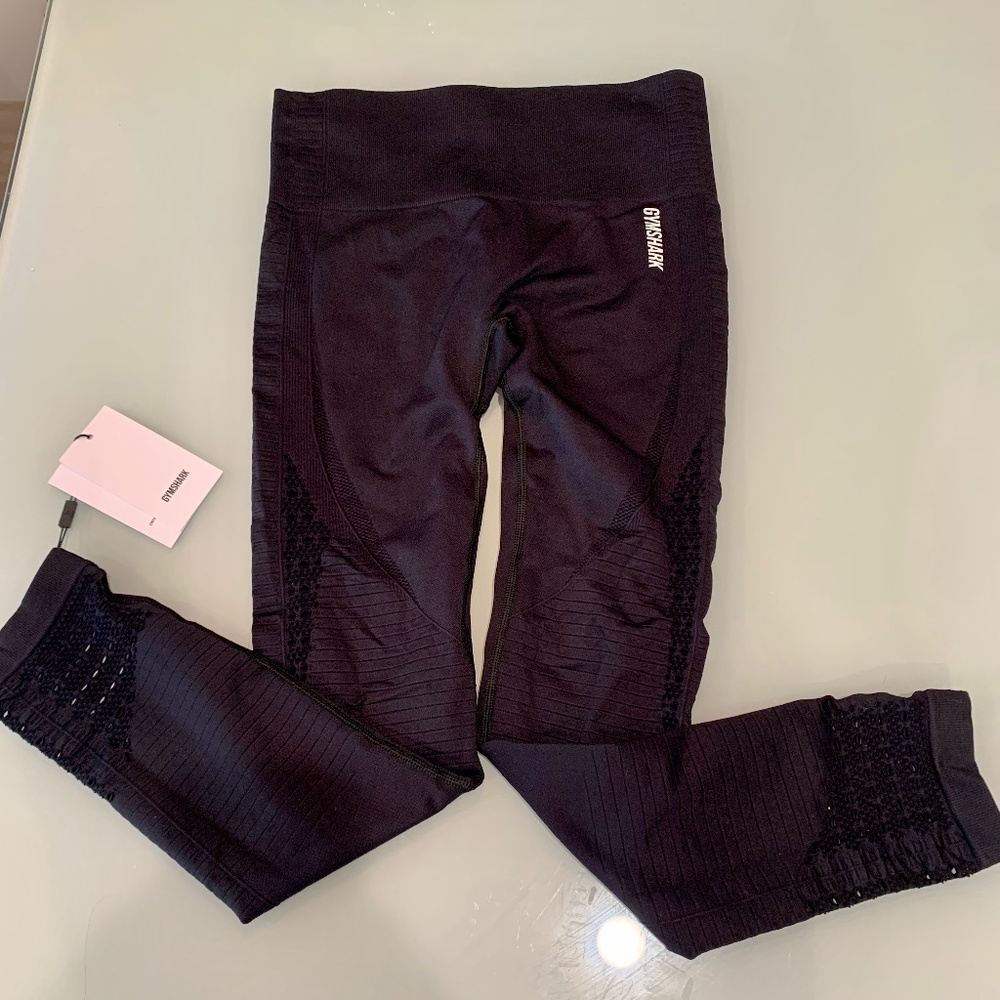 Gymshark Energy Seamless Leggings Black Medium